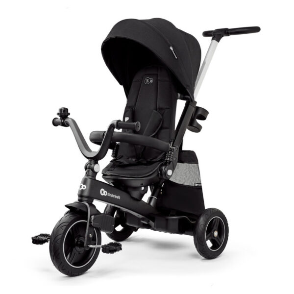 trikolka-kinderkraft-easytwist-cherna Триколка KinderKraft EASYTWIST, Черна