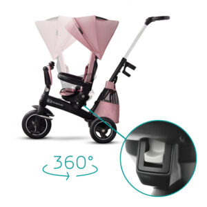 trikolka-kinderkraft-easytwist-rozova (7) Триколка KinderKraft EASYTWIST, Розова