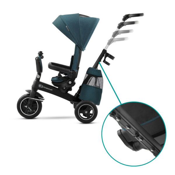 trikolka-kinderkraft-easytwist-zelena (8) Триколка KinderKraft EASYTWIST, Зелена