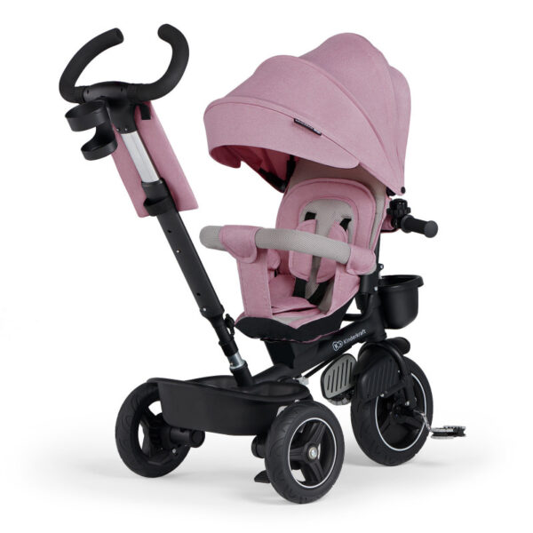 trikolka-kinderkraft-spinstep-rozova (1) Триколка Kinderkraft SPINSTEP, розова