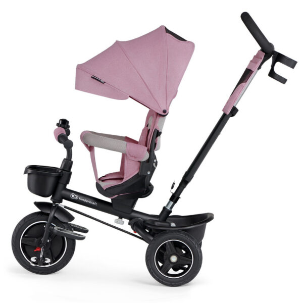 trikolka-kinderkraft-spinstep-rozova (3) Триколка Kinderkraft SPINSTEP, розова