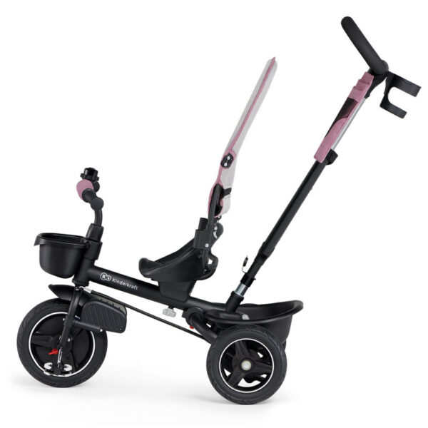 trikolka-kinderkraft-spinstep-rozova (6) Триколка Kinderkraft SPINSTEP, розова