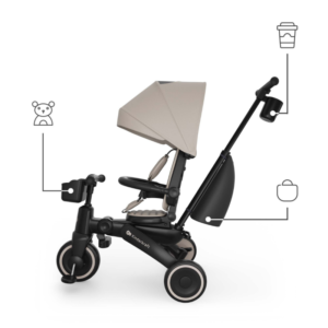 сгъваема-триколка-kinderkraft-jazz-3-beige (12) Сгъваема триколка Kinderkraft Jazz 3, Beige