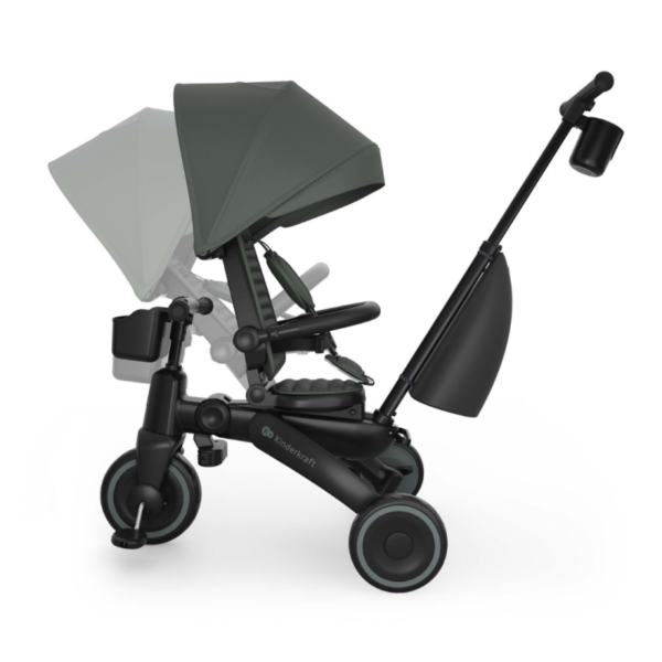 сгъваема-триколка-kinderkraft-jazz-3-green (4) Сгъваема триколка Kinderkraft Jazz 3, Green