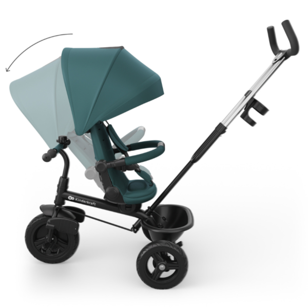 триколка-kinderkraft-aston-2-plus-green (7) Триколка Kinderkraft ASTON 2 Plus, Green