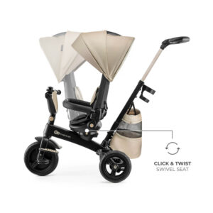 триколка-kinderkraft-easytwist-beige (1) Триколка KinderKraft EASYTWIST, Beige
