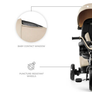 триколка-kinderkraft-easytwist-beige (3) Триколка KinderKraft EASYTWIST, Beige