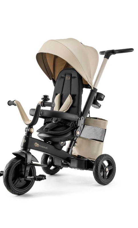 триколка-kinderkraft-easytwist-beige (7) Триколка KinderKraft EASYTWIST, Beige