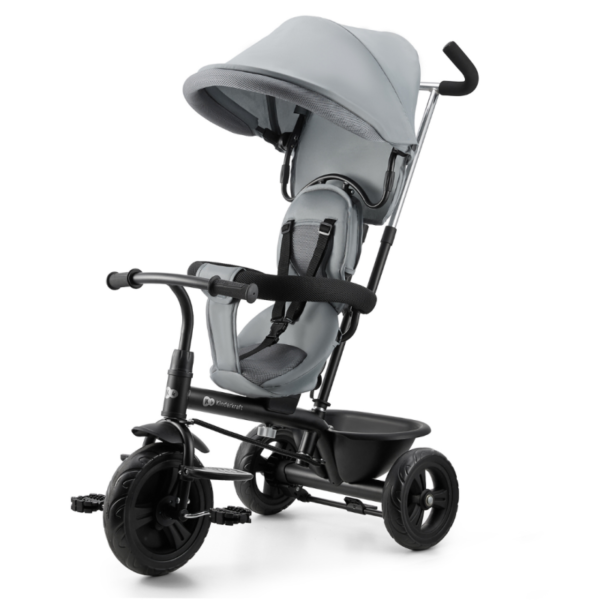 триколка-kinderkraft-freeway-2-grey (1) Триколка KinderKraft FREEWAY 2, Grey