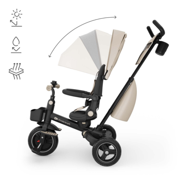 триколка-сгъваема-kinderkraft-spinstep-2-plus-beige (4) Триколка сгъваема Kinderkraft Spinstep 2 Plus, Beige