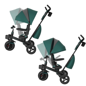 триколка-сгъваема-kinderkraft-spinstep-2-plus-green (1) Триколка сгъваема Kinderkraft Spinstep 2 Plus, Green